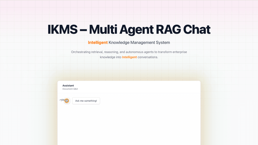 IKMS – Multi Agent RAG Chat